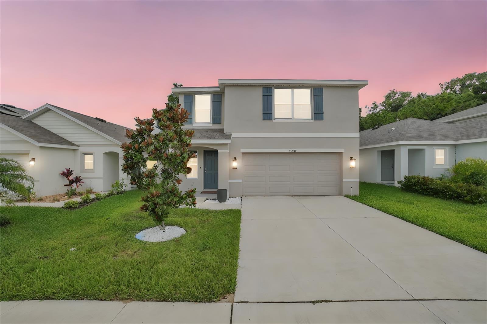 This beautiful and well-maintained single-family home, built in 2022, offers 3 spacious bedrooms, 2.5 baths, and a versatile bonus room, perfect as a home office, playroom, or media space. Nestled among the rolling hills of Dade City, blends modern comfort with small-town charm. Just 5 minutes from Historic Downtown Dade City, you’ll love exploring antique shops, boutiques, art galleries, and unique restaurants set within historic buildings. For city access, Downtown Tampa is only 40 minutes away, offering the perfect balance of quiet living with urban convenience.
Inside, this thoughtfully designed home features a stainless-steel appliance package, granite countertops in the kitchen, and all-concrete block construction on both the first and second stories for lasting quality and peace of mind. A Smart Home system is included, keeping you connected and in control. With its open-concept design, modern finishes, and bonus room flexibility, this home is ideal for today’s lifestyle. Enjoy the serene surroundings while being just minutes from shopping, dining, and entertainment. This GEM won't last!