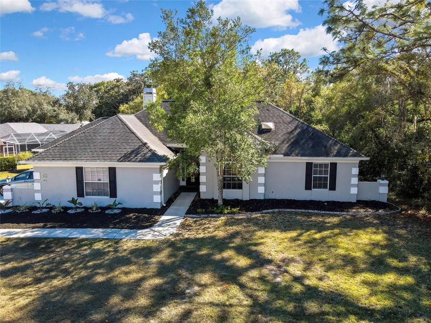 Hey there, home hunters! Check out this gem in Cypress Village of Sugarmill Woods - a spacious 1,777 sq ft home that's just waiting for you to make it your own.  With 3 bedrooms, 2 bathrooms, and a sweet 2-car garage, this place has everything you need!  The split floor plan gives you tons of breathing room, and guess what? The HVAC system is brand new - installed in 2024! AND the water heater was just replaced a week ago!  Talk about move-in ready.  Love spending time in the kitchen? You'll dig the eat-in setup with a super convenient breakfast bar. The long driveway and side-positioned garage are total bonuses, and you'll love how close you are to grocery stores and major roads.  The real showstopper? That screened-in back porch with zero rear neighbors - just a peaceful woodland view that'll make your morning coffee feel like a mini-retreat. The vacant wooded lot to the west means extra privacy and those gorgeous green views.  This home is basically calling your name - ready to become your perfect slice of paradise? Come take a look!  Professional photos are uploaded!