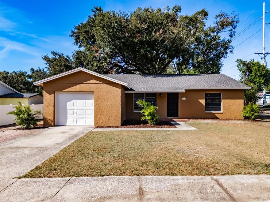 This Renovated 3 bedroom 2 bath home is the perfect starter home and is move in ready. The renovated kitchen is light & bright offering new countertops, cabinets and SS appliances. The family room is open & airy and offers glass sliders that lead to the back yard. The dining room is large enough for family dinners. The living room overlooks the front yard. The primary bedroom offers a large walk-in closet and the renovated bathroom features a walk-in shower. The secondary bedrooms are spacious. The hall bath has been renovated. New LVP flooring throughout.  There is plenty of room for the dogs to play in the partially fenced back yard. Situated on a corner lot, this great home is conveniently located to HWY 60, Hwy 574 and the Interstates and just minutes to shopping and dining.