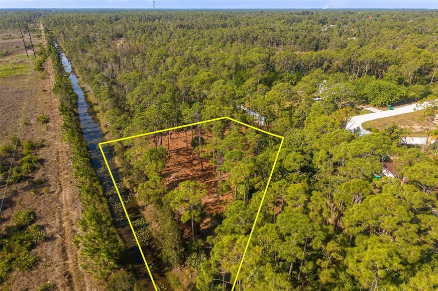 This cleared combo of two side by side lots is the perfect opportunity for a combination of privacy with a canal water view. The lots were recently cleared to make it easy to build on and not have to leave the lot views up to your imagination since you can actually peruse around this property. Head to the back and check out the water way that leads out to a pond. Lots of wildlife nearby. Recent survey is also included. The two parcels included in this sale are currently listed as separate parcels but will be combined before closing. It is a rare find to get a cleared lot that still can provide privacy. Bring your ideas or building plans to this almost half acre lot and make it yours.