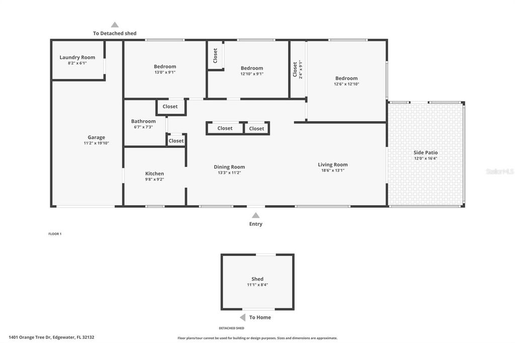 Photo of 1401 Orange Tree Drive, Edgewater, FL 32132 (MLS # V4945418)