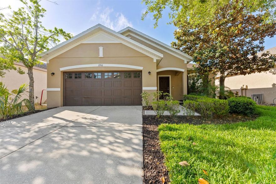 Welcome to one of the area's most desirable gated community of Stonebrier. 

One of the best neighborhoods in the Tampa/Lutz area, known for its top rated A schools and exceptional amenities. Nestled among tree lined streets and beautifully maintained landscaping, this home offers both comfort and a true sense of community living. Ideally located, you’ll enjoy close proximity to a wide variety of restaurants, shopping, and everyday conveniences, making it easy to experience the best of the area right at your fingertips.

This spacious 4 bedroom home also features a versatile bonus room, perfect for a home office, playroom, or even a small additional bedroom to fit your needs. Inside, you’ll find a well maintained interior with a neutral palette, enhanced by interior paint completed in 2020, creating a bright and inviting atmosphere throughout.

The kitchen is thoughtfully designed for both everyday living and entertaining, featuring updated appliances including a dishwasher approximately 1 year old and a refrigerator less than 6 months old. The space also offers a dedicated area for a dining table, along with additional seating at the counter ideal for casual dining or gathering with guests. Additional recent updates to home appliances include a washer and dryer (1 year old), providing added convenience and peace of mind for the next homeowner. Large 2 car garage that has the perfect amount of shelving for storage as well as a brand new garage door motor. 

Step outside to enjoy a backyard setting surrounded by lush greenery, with exterior paint completed in 2020 adding to the home’s curb appeal. Sliding glass doors leading you out to a back porch both covered and screened, just outside is a spacious deck providing the perfect setting for outdoor dining, entertaining or just enjoying the Florida lifestyle. Beyond the home itself, Stonebrier offers great amenities including a community pool with a fun water slide and a zero-depth entry pool design. Residents also enjoy access to a basketball court, cricket field, soccer field, a 24-hour fitness center, playground, and scenic nature areas perfect for walking or biking.

This homes prime location, beautiful surroundings, and access to top schools and amenities, this home is the perfect blend of lifestyle and convenience.
