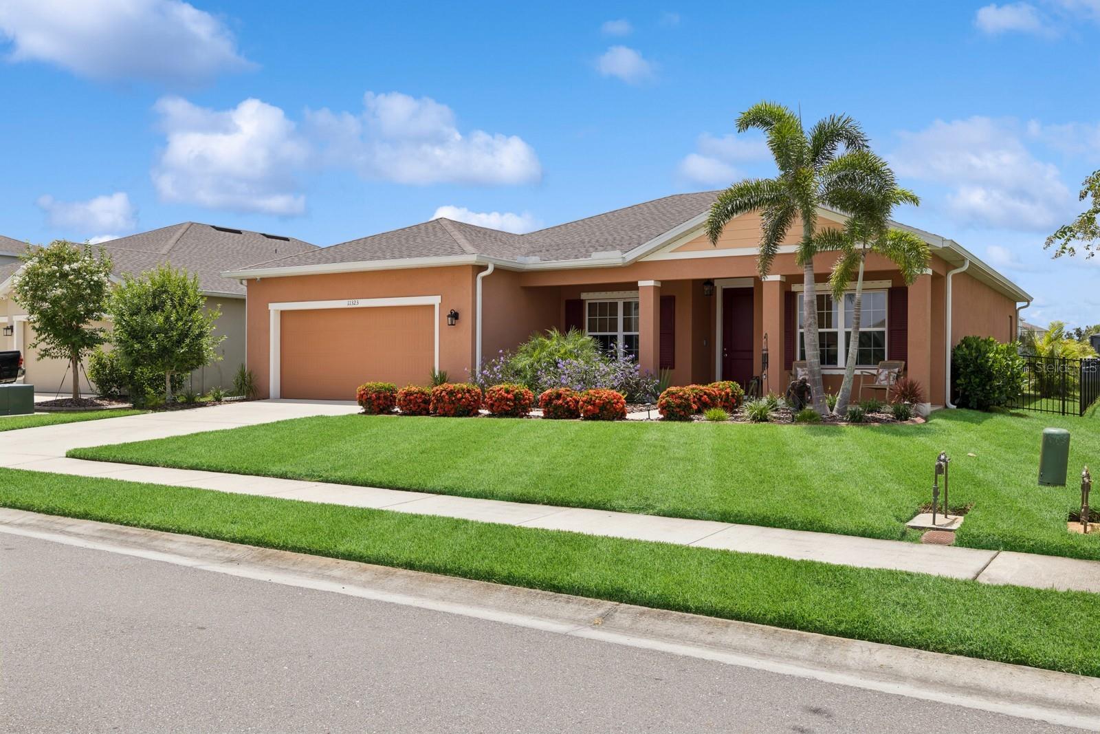 Welcome to Your Dream Home in Willow Bend! This beautifully updated 4-bedroom home with a flex space/home office is nestled in the highly desirable Willow Bend neighborhood of Parrish. Boasting an open floor plan with soaring ceilings and a cozy fireplace in the living room, this home is perfect for both everyday living and entertaining.
Enjoy Florida's indoor-outdoor lifestyle on the spacious screened lanai and the newly installed patio overlooking a fenced backyard with serene pond views. The freshly painted interior is complemented by new window treatments and updated lighting inside and out.
The heart of the home features quality cabinetry, stone countertops, a large island with bar seating, a reverse osmosis system and a generous walk-in pantry. The primary suite includes a large walk-in closet, double vanity and a glass enclosed shower.
Additional upgrades include: New washer and dryer with added laundry room cabinets, epoxied garage floor and overhead storage racks and a paver patio added to the backyard.
Just a short walk to the community amenities- pool, pickleball, basketball, walking trails and tot lot. Ideally located off route 301 with quick access to I-75, making commutes to Bradenton, Sarasota, St. Pete, Tampa and 3 airports a breeze. Plus, you're just a short drive from the Gulf Coast's world-famous beaches!
With low HOA fees, NO CDD, and all the right updates, this move-in-ready gem won't last long!