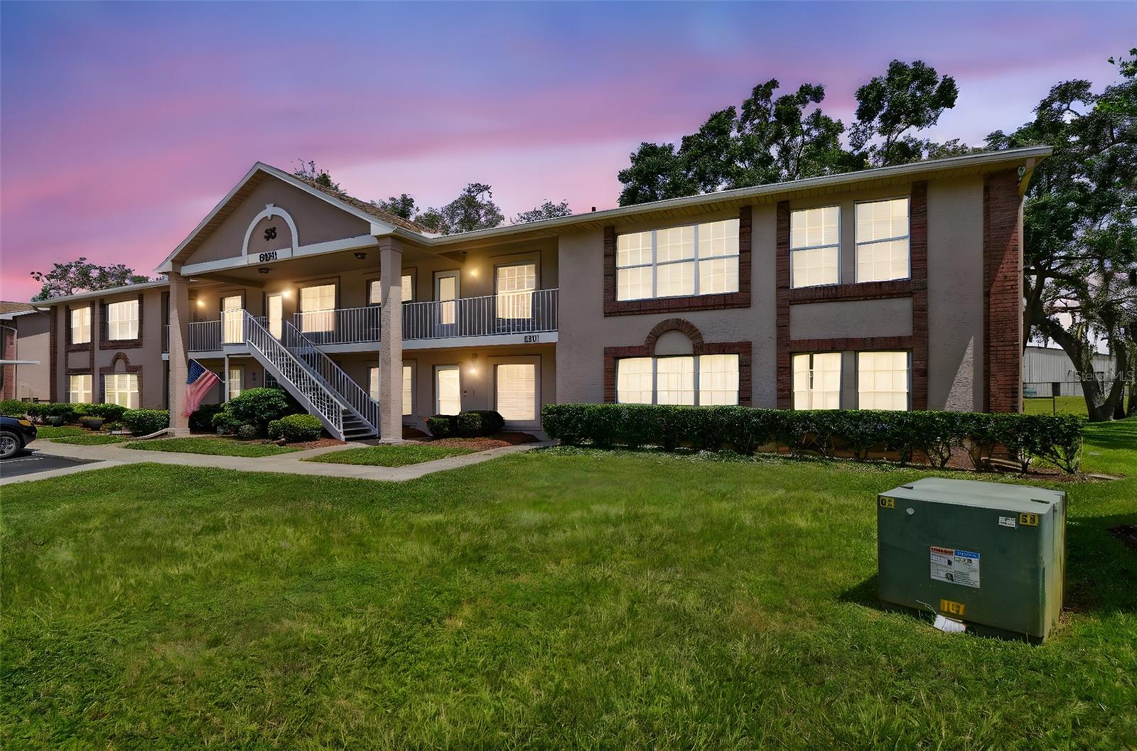 A rare opportunity to own the largest unit in this highly sought-after 55+ gated community. Boasting 1,147 total square feet under roof with 1,055 square feet of spacious living area, this corner unit offers privacy, natural light, and an open, airy layout that’s hard to find.
Step inside to soaring cathedral ceilings and an open floor plan flooded with natural light. The large kitchen features an eat-in area, ample cabinetry, and plenty of counter space—perfect for entertaining. You'll also appreciate the brand-new stackable washer and dryer for added convenience.
Relax on the screened-in lanai with no rear neighbors, offering peace and privacy in a beautifully landscaped setting. This meticulously maintained community has its own on-site maintenance staff and offers an array of resort-style amenities, including:
Clubhouse with regular activities such as bingo, parties, and live entertainment
Heated swimming pool and large hot tub
Pickleball, bocce ball, and shuffleboard courts
Organized social events, card games, and billiards
Located just minutes from shopping, dining, golf courses, and Florida’s world-class Gulf Coast beaches, this condo provides both tranquility and accessibility. Nestled in a quiet subdivision surrounded by mature landscaping and tranquil ponds, yet close to major conveniences.
Monthly fee includes: water, sewer, trash, escrow reserves, and full access to community amenities.
Don't miss your chance to own this one-of-a-kind, spacious condo in a vibrant and welcoming 55+ community. Schedule your private tour today!