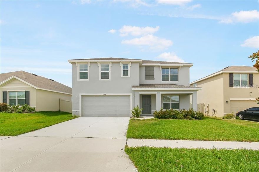 Move-in-ready 5BR/3BA/2CG Hayden model in highly desired Abbott Park community one of Zephyrhills' most sought-after neighborhoods. Built in 2023, this 2,605 sq ft home offers an open floor plan with extended tile flooring, a downstairs bedroom and full bath and an upstairs bonus room/loft.

The kitchen features granite countertops, stainless steel appliances, a breakfast bar, coffee/tea nook, Mother-of-Pearl backsplash, and ample storage. Enjoy abundant natural light, large windows, and sliding doors leading to the oversized screened lanai overlooking the water.

Upstairs includes the primary suite with two walk-in closets, dual sinks, walk-in shower, and private water closet. Additional bedrooms are generously sized; bathroom also features dual sinks. Enjoy the spacious fenced backyard creating a perfect setting for entertaining guests or enjoying a quiet evening. 

Abbott Park offers a resort-style pool, open-air clubhouse, playground, and dog park. Prime Zephyrhills location near shopping, dining, hospitals, The Shops at Wiregrass, Tampa Premium Outlets, and easy access to Tampa, Lakeland, and Orlando.

This exceptional home is ready now—schedule your showing today!