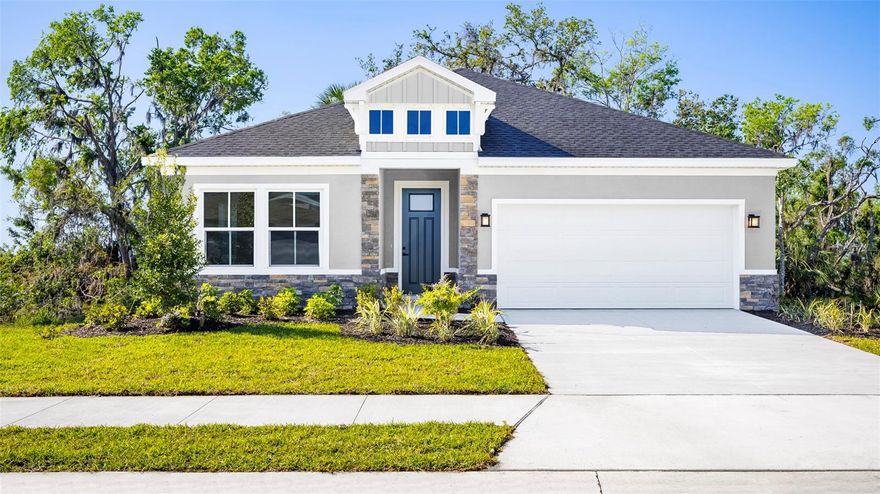 Pre-Construction. To be built. Welcome home to the Patterson, where Florida living gets an upgrade! This isn’t your average home – we’re talking about soaring 11’ ceilings that will make your Great Room feel like a palace. Picture yourself hosting the ultimate indoor-outdoor party, with massive sliding glass doors that transform your spacious 24’4” Lanai into an extension of your living space. The showstopper? A chef’s dream kitchen featuring a massive 9’9” island perfect for everything from Sunday meal prep to Friday night pizza parties. With four bedrooms (including a luxurious Owner’s Suite that feels like a 5-star resort) and the option to turn one bedroom into the home office of your dreams, The Patterson isn’t just a house – it’s your ticket to living the sweet life, Florida style! Introducing Cedar Landings in Leesburg, Florida! Resort-Style amenities including a zero-entry pool with cabana, a dog park with separate spaces for small and large dogs, a playground, and a 1-acre multi-use green space. 2 miles to the Florida Turnpike, 20 miles to Mt. Dora & Winter Garden, 35 miles to Downtown Orlando, 10 miles to Main Street in Leesburg with local favorite restaurants including The Brick and Barrel Public House, Turners Kitchen, & Prime 3, and 2 miles to The Monarch at Royal Highlands Golf Course. Golfers can play this course and grab burgers and brews at the club's eatery. All Ryan Homes now include WIFI-enabled garage opener and Ecobee thermostat. **Closing cost assistance is available with use of Builder’s affiliated lender**. DISCLAIMER: Prices, financing, promotion, and offers subject to change without notice. Offer valid on new sales only. See Community Sales and Marketing Representative for details. Promotions cannot be combined with any other offer. All uploaded photos are stock photos of this floor plan. Actual home may differ from photos.