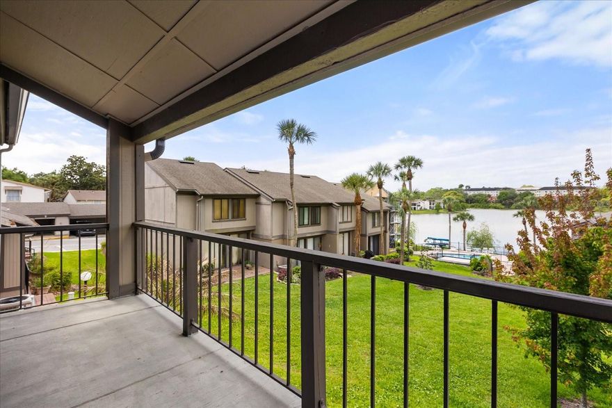 Maintenance free living with sunset views! The good life awaits. Welcome home to a beautiful, townhome style condo on Lake Orienta in Altamonte Springs! This home has one of the prized locations in the community with gorgeous lake views! The community offers 2 POOLS including one overlooking the lake. Kayak or boat on Lake Orienta and fish off the community dock! Move-in ready, this home has been updated with beautiful LVP flooring in dining and living rooms and newer carpeting on the bedroom level. BRAND NEW HVAC SYSTEM installed 2026! Roof replaced in 2022! New window in guest bedroom, freshly painted interior, newer ceiling fans and light fixtures throughout, new hardware and faucets, updated electrical outlets, hardware and more! You will love sitting in your enclosed patio overlooking the lake or visiting with neighbors from your front courtyard entry. Lake Villas HOA includes cable, premium streaming subscriptions, internet, water and sewer/trash! Perfectly located between Maitland and Altamonte and close to all the best shopping and dining including Seasons 52, the Altamonte Mall, a new Trader Joes, Luke's, The Enzian Theater, Nordstrom Rack, Whole Foods and more!