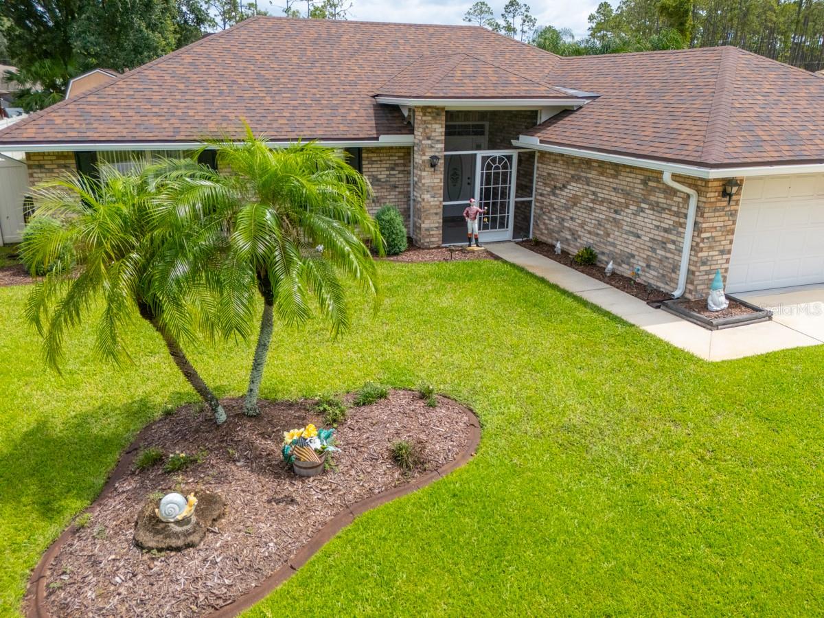 Adams Built Pool Home in Desirable Cypress Knoll. This Brick Home is Sitting on an Oversized Lot! Custom Built With Many Upgrades! Beautiful Kitchen, 42-inch Cabinets with Braided Crown Molding. Contemporary Granite Counters. Stainless Steel Appliances. All Bathrooms Have Granite as Well! The Split Floor Plan Offers a Possible Mother/ Daughter Set up. Or Extended Family. There are 2 Bedrooms Plus A Full Bathroom on One Side of the house. The Master Bedroom and Master Bathroom is located on the Other side of the house. To Give Full Privacy. Master Suite, Has Double Vanity, and Spacious Walk in Shower Plus Walk - in Closet! With New Carpet! The Screened in Lanai is Perfect for Entertaining or Just relaxing by the Pool! Bring the Pets! The Entire Yard is Fenced in with Easy Care PVC Fencing! Plenty of Storage in the FREE-STANDING SHED 10' X 17'. Surrounded by Upscale Homes. In Walking Distance to Shopping! Minutes to Famous Flagler Beach! Oceanside Restaurants, Hwys, Medical Facilities! Movies and Town Center! A Truly Floridian Home.DO NOT LET CATS OUT (2) A/C 2018 - Roof - 2017 - Hot Water Heater - 2022