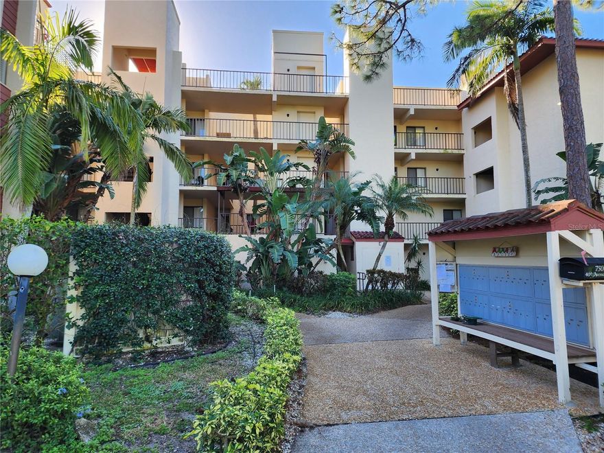 FOR RENT! No pets allowed. Unfurnished Annual Lease! Spacious 2 bedroom/2 bathroom condo located on the first floor! Recently Renovated kitchen with Stainless Steel Appliances, shaker cabinets, and granite countertops. No carpet inside! New Luxury Vinyl Plank flooring throughout. Master Bedroom has an ensuite bathroom and walk-in closet. Enjoy the large living room/dining room which has a private and relaxing view. Walkout lanai has access to lawn and parking. Includes a covered carport spot as well. The community has a building elevator, community pool, tennis courts, and clubhouse. A short drive, bike ride to and from the beach. Convenient to shopping, churches, dining, and entertainment. Move-in costs are just $1800 first month rent and $1000 for deposit for qualified applicants!