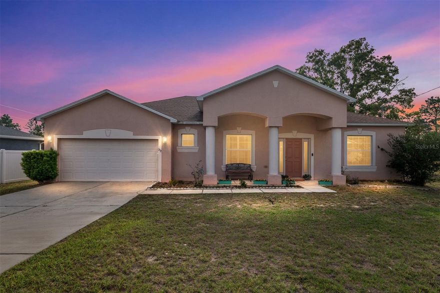 New roof installed before closing! Welcome home to this beautiful split-plan 3-bedroom, 2-bathroom home with a 2-car garage and private backyard. From the moment you step inside, you are greeted by a formal living and dining room filled with natural light. The spacious great room features a lovely kitchen with a large center island, abundant cabinetry, a dinette area, and a generous family room. The primary suite offers an en suite bathroom complete with a soaking tub and walk in shower. The second and third bedrooms are nicely sized and share a full bathroom. Updates completed include a Garage Door Opener Motor Replaced (2026); newer HVAC (2025); LVP flooring throughout (2025); Kitchen Appliances and Backsplash (2018). The seller is offering a One Year Home Warranty to ensure a great first year in the home!
Property is also located within a USDA Eligible location.