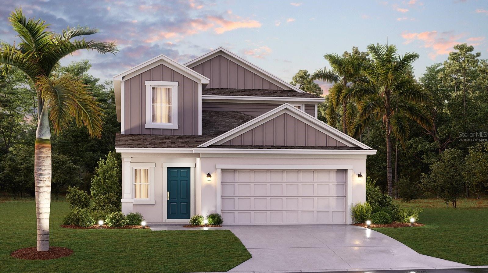 Under Construction. This two-story Columbia divides space for optimal tranquility. The first floor showcases an open design that encompasses the dining room, kitchen and living room for simplified family living and entertaining. Nearby, the owner’s suite is separate from the upstairs bedrooms and features a private bathroom. The second level hosts four additional bedrooms and a versatile loft. Have the good life at Reunion Village! This stunning new community provides villa style homes, with high end finishes and resort style amenities. Amenities included: Swimming Pool, Splash Area, Tennis Court, Basketball Court, Volleyball Court, Fitness Center, Manned Security Gate, Sports Field. All of these amenities are INCLUDED in HOA. Close to major roadways and I-4, theme parks, and Orlando Health. Simply relax by the pool, watch your family have the time of their life.