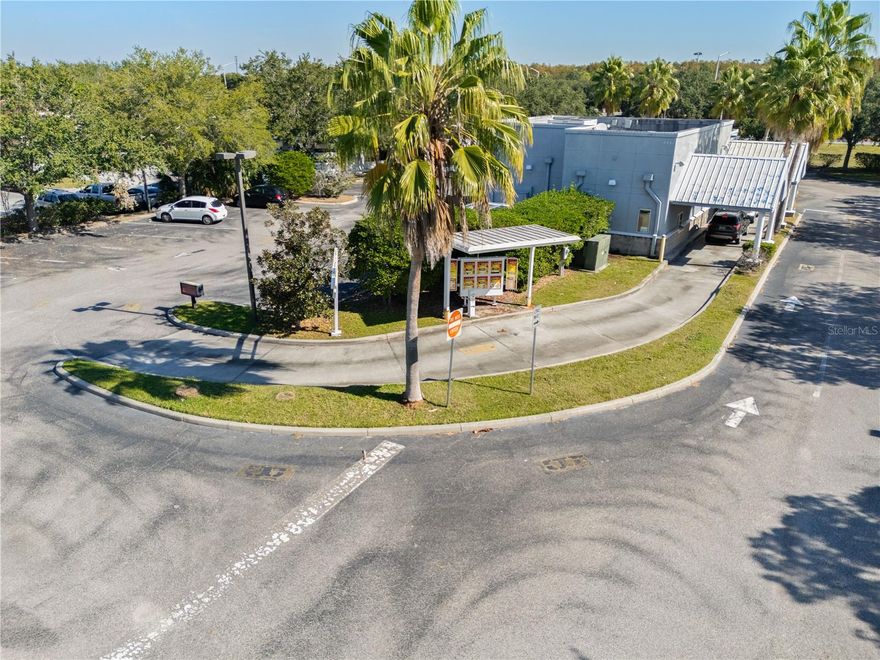 We are pleased to present this Freestanding restaurant facility with a drive through located on 1.38 acres fronting John Young Parkway. CAM FEE TO BE CONFIRMED 
The property has frontage on John Young Parkway with access from Commodity Circle. It is one lot from a hard corner in a very fast-growing area of Orlando. The John Young Parkway area has recently developed with major national retailers and big box development. The surrounding neighborhood consists of an upscale industrial/office park. This area is approximately one mile north of the BeeLine (SR 528) a major east/west artery in Orlando. John Young Parkway is a major north/south artery that connects the Beeline with Sandlake Road.

FF&E SOLD SEPARATELY - $55,000.00