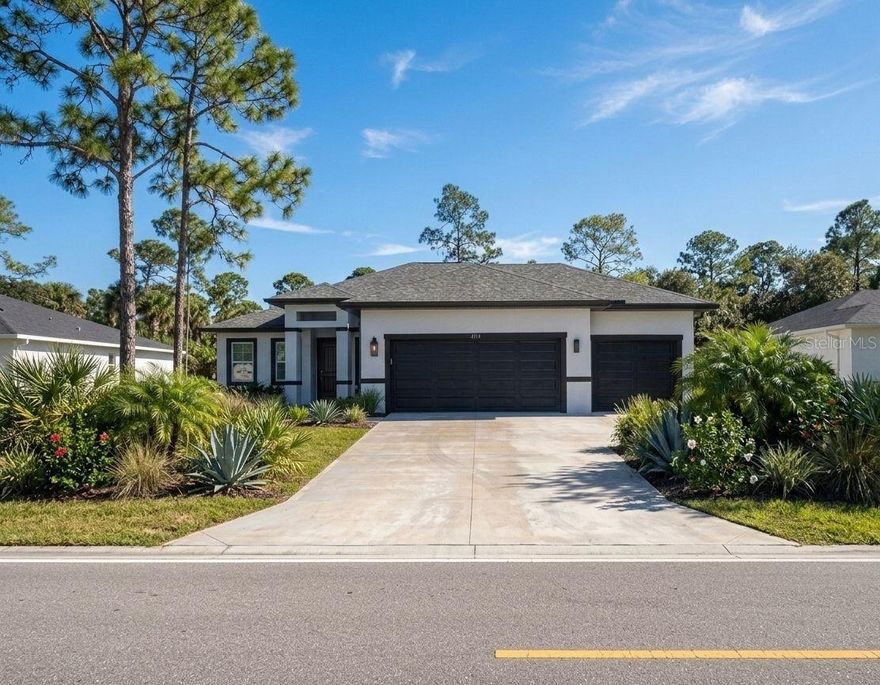 Pre-Construction. To be built. One or more photo(s) has been virtually staged. Pre-Construction!
Welcome to your brand-new home in the rapidly growing city of North Port! This pre-construction, to-be-built residence offers the perfect combination of modern design, comfort, and functionality. Featuring 4 spacious bedrooms and 2.5 bathrooms, this thoughtfully designed floor plan is ideal for both everyday living and entertaining.

Step inside to an open-concept layout filled with natural light, seamlessly connecting the living, dining, and kitchen areas. The kitchen is designed for today’s lifestyle, with stylish finishes, quality cabinetry, and plenty of space to gather with family and friends.

The primary suite provides a relaxing retreat, complete with a well-appointed in-suite bathroom and generous closet space. Three additional bedrooms gives you flexibility for guests, a home office, or growing families.

Situated on a desirable lot with southern exposure, this home is conveniently located near shopping, dining, schools, and easy access to I-75, making commuting simple. Enjoy being just a short drive from the beautiful Gulf Coast beaches while still benefiting from the space and affordability North Port is known for.
And to make getting here even easier, the builder is contributing up to $11,400 toward your closing costs when using builder's preferred lender!!

Don’t miss the opportunity to own a brand-new construction home with modern features, energy efficiency, and peace of mind. Secure your future home today!