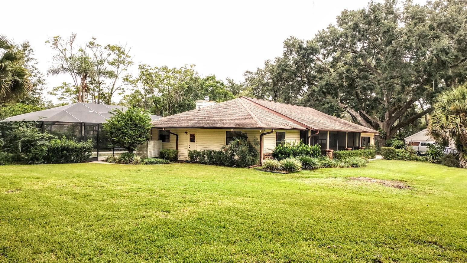 Location, Location, Location! Don’t miss the opportunity to transform this incredible 3-bedroom, 2-bathroom, POOL home, with a GAS FIREPLACE, and 2487 sqft of living space, into Your DREAM HOME. The roof was changed in 2018, the HVAC was replaced in 2015. The house was built in 1984 and still has 80’s charm but has Endless possibilities to make it your DREAM home. The house has a built-in GENERATOR and a gas grill outlet. Being that your home is on a cul-de-sac you will have PLENTY OF PRIVACY. You have multiple access points, and the 2-CAR GARAGE has additional BUILT IN STORAGE space. When entering imagine the transformation that can come about and all the details that will remain the same. Split bedroom plan, sky lights, UNIQUE WALK-IN SHOWER, huge main bathroom with a deep soaking tub, and a bonus room that can be converted to a bedroom if one chose to. Two living rooms, formal dining room, eat in kitchen, built in kitchen desk, French doors, screened in front and back porch, BEAUTIFUL LOT, Stunning enclosed entertaining area, and so much more. Let’s not forget the school district Ward Highlands Elementary was rated an A school and Forrest Highschool has excellent ratings! You will be near Hospitals, Doctors, Shopping, Frank Deluca YMCA, and the list continues. Don’t miss the opportunity to live in a beautiful residential area with NO HOA. Come schedule your appointment to explore all the possibilities and make this HOME YOUR new HOME. No contract will be presented or reviewed without seeing the property.