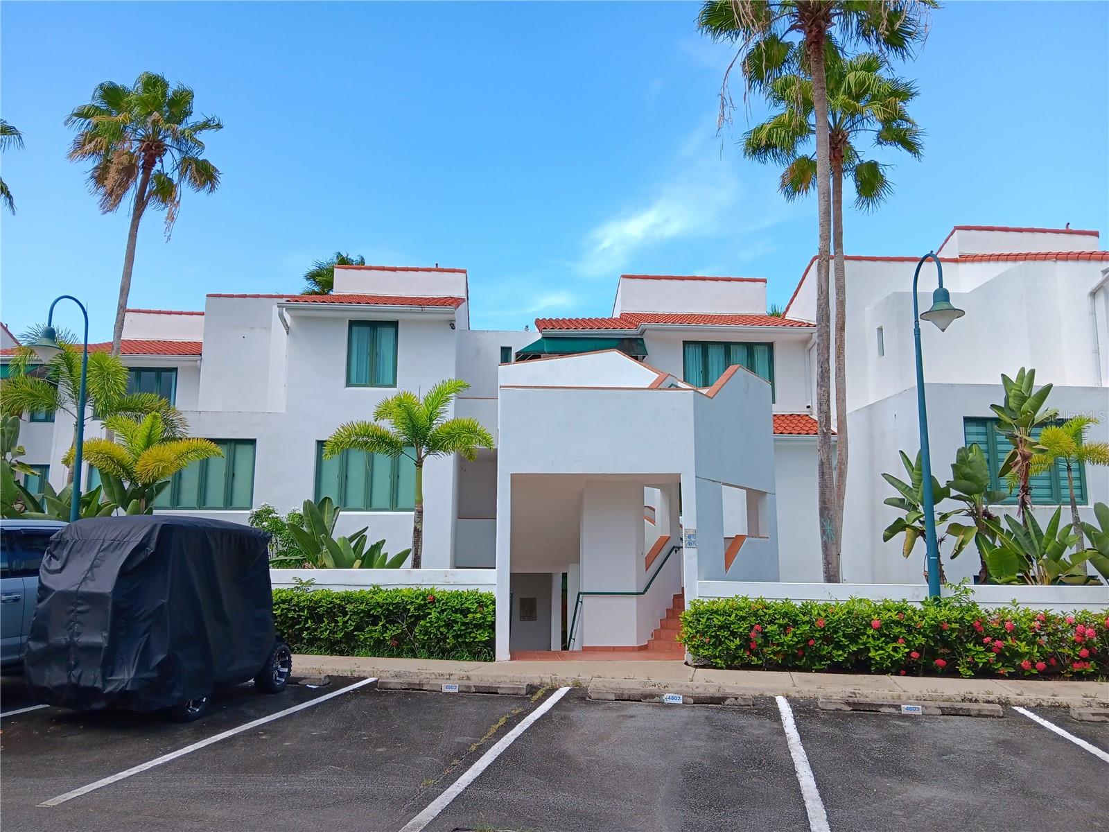 Beautiful PH apartment furnished and equipped, located at the Rio Mar Village at the luxury resort Wyndham Rio Mar in Rio Grande. The apartment has 2 bedrooms and 2.5 bathrooms, has a balcony with an amazing view to the golf course. It is located on the third floor. Great clubhouse with playground. It has 2 parking spaces and space for golf carts. Call today for more information to schedule an appointment. This is a great unit with cross ventilation and great sunrises in the morning.