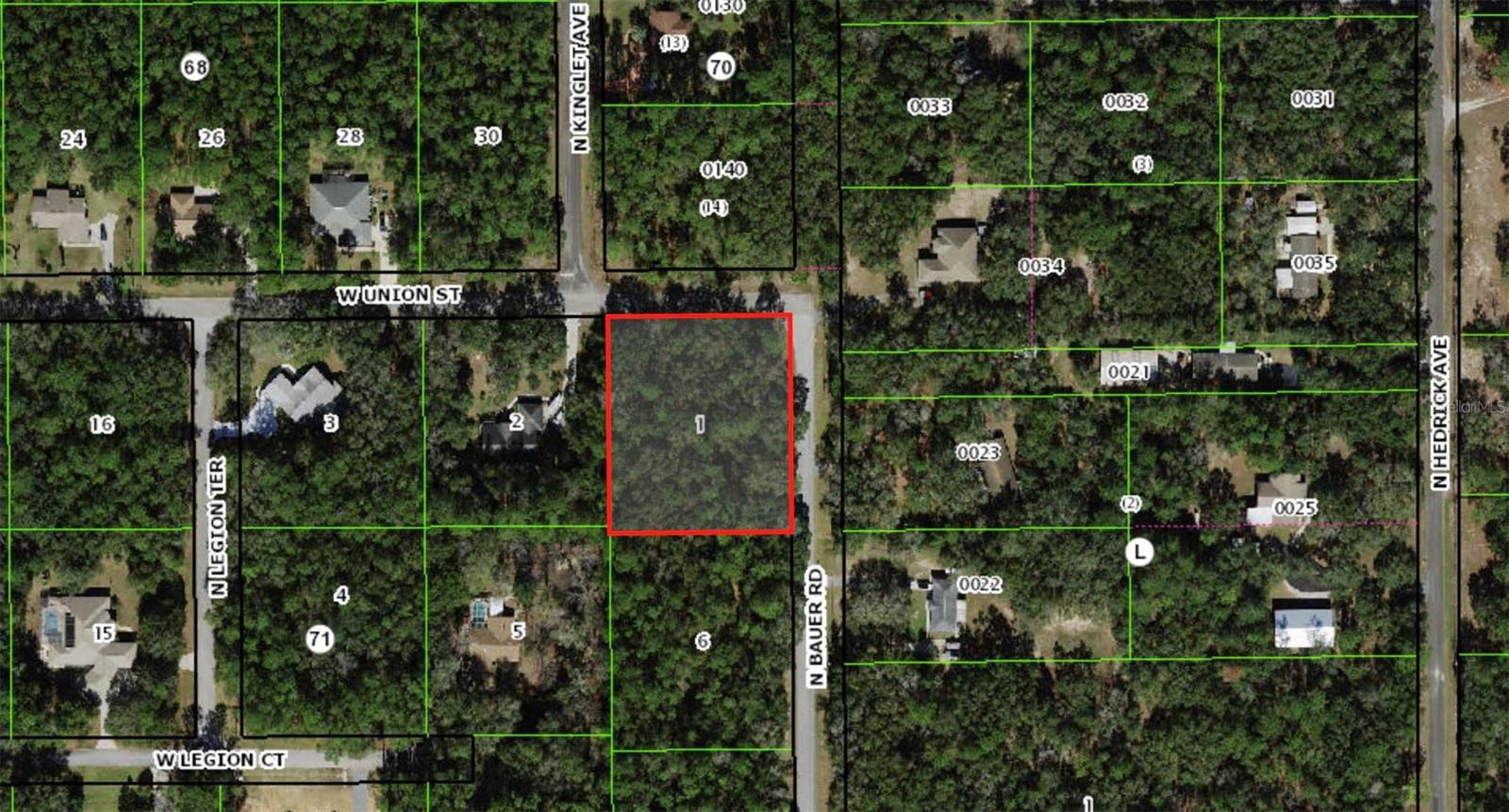 CITRUS HILLS 1ST ADD - Land