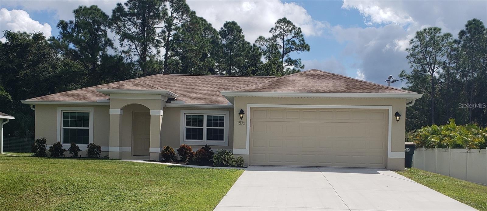 Nice update single family home with all tile through out. Open floor plan with kitchen as main focal point. Light color cabinets with tile back splash with nice granite counters and open island. Volume ceiling with hanging light pendants over gathering island in kitchen. Close to Atwater community park with splash pad.
