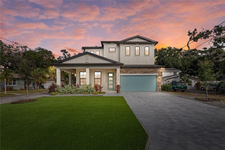 Available Now! Move in Ready. WinWay Homes Custom Model Home. High and Dry Not in a Flood Zone in the very desirable area of Gulfport. This 4 bedroom, 3.5 designer bathrooms, and a 2-car garage at 2,432 Square Feet with Maintenance Free Yard, along with a resort style pool.
The home is engineered for modern Florida living, featuring full-impact, hurricane-rated windows. Step inside to an exceptional blend of timeless comfort and elevated craftsmanship. The heart of the home is a professional-grade Chef’s Kitchen, masterfully equipped with a full suite of high-end Bosch appliances. The great room is accented by striking natural stone and fireplace. 
The spa-inspired Master Suite is a private sanctuary, boasting a luxurious electronic-control shower system and a contemporary freestanding soaking tub. Every detail speaks custom and quality, from the seamless flow of the floor plan to the custom closet systems in all bedrooms.
Your private outdoor oasis is designed for ultimate relaxation and entertaining. It features a  custom saltwater pool, surrounded by elegant natural stone pavers and maintained by a professional drip irrigation system. The backyard is enclosed with a hurricane graded vinyl fence.  
All WinWay Homes Feature 8’ foot Solid Core Doors with 10’ ceilings.  The builder focuses on energy efficiency with a 15 Seer Variable speed Carrier AC with multiple zones using a Ecobee thermostat.  This home scored 40% more energy efficient than the national average using the HERS score.  This home has a full 1 year warranty at time of closing along with an additional 2-10 warranty.
This property represents the finest new construction opportunity in Pinellas County.