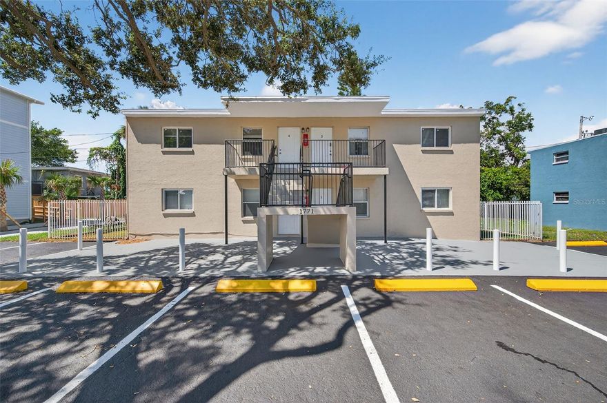 This 2-bedroom, 1-bathroom apartment offers 650 square feet of updated living space in the heart of St. Petersburg. The unit has been freshly painted and features brand new stainless steel appliances, granite countertops in the kitchen, and a recently updated bathroom. A private back porch area provides additional space to relax and enjoy the outdoors. The community includes a newly resurfaced parking lot and a shared yard space for residents. Pest control, water, sewer, and trash services are all included in the rent for added convenience. Located close to downtown St. Pete, Tropicana Field, Gulfport shopping and dining, local shops, parks, and just a short drive to the beaches, this apartment offers both comfort and accessibility. We are seeking a long-term tenant, and housing vouchers are accepted. The apartment is move-in ready—schedule a showing today.