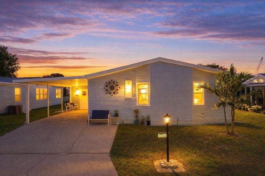 Welcome home to this beautifully maintained 2BR/2BA manufactured home with 1,607 sq ft, located in the desirable 55+ community of Teka Village in St. Cloud.

This home features numerous updates, including new plumbing (2022), A/C (2023), updated vapor barrier (2026), sealed pipe openings, and secured tie-downs. Interior walls were updated in 2019 (except office/guest room), with laminate flooring (2018), new ceiling fans (2022), and a metal roof (2018).

The kitchen offers 30” shaker cabinets and a built-in pantry. The primary bathroom features a walk-in shower, and the guest bath was updated in 2024. The office includes a closet and may be used as a 3rd bedroom.

Additional highlights include reinforced carport/driveway, a reinforced lanai, and enclosed lanai with insulated UV windows (2024). Easy access with only one step entry.

You own the land (no lot rent) and enjoy a low HOA. Community features include gated overnight access and free RV/boat storage (registered/tagged). 

Conveniently located near the Florida Turnpike, shopping, dining, grocery stores, and medical facilities, Teka Village offers both comfort and accessibility.

Come see this wonderful home today and discover the perfect place to call your own!