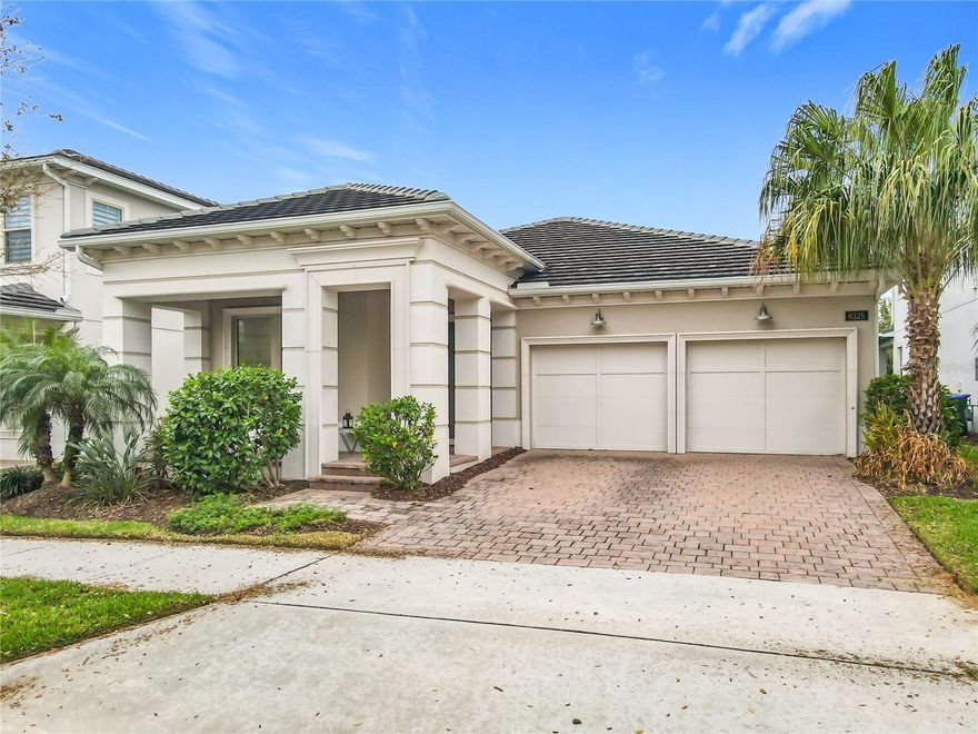 Welcome to your dream home in the vibrant community of Winter Garden! This prestigious 3-bedroom, 2-bath SOLAR residence boasts an expansive 2,170 sq ft of luxurious living space, perfectly blending comfort and modern amenities. As you step inside, you’ll be greeted by a grand hallway that leads you to spacious rooms adorned with elegant ceramic tile floors throughout. The heart of the home features a beautifully designed kitchen complete with a large ISLAND, stainless steel appliances, a wall oven, a gas stove, and a generous WALK IN PANTRY—perfect for culinary enthusiasts and entertaining guests. Retreat to the master suite, which offers a spacious walk-in closet and a spa-like ensuite bathroom, featuring a glass shower, his-and-her vanity with DOUBLE SINKS, providing both luxury and convenience. The additional bedrooms are also large and well-appointed, ensuring plenty of room for family or guests. The indoor laundry room adds essential functionality to your daily routine, while the screened rear porch invites you to relax and unwind as it overlooks the serene Florida nature—your private sanctuary awaits! Lakeshore Preserve enhances your lifestyle with resort-style amenities, including a community pool, a fitness center with a yoga room, a sand volleyball court, a pier, a fire pit, a playground, a dog park, and a clubhouse—all designed to foster a sense of community and leisure. Family-friendly, this home is located within A-rated school districts and is conveniently close to Disney, dining options, major highways, and world-class medical care. Experience the blend of luxury, comfort, and convenience that this stunning home has to offer in a dynamic and amenity-rich community. Don’t miss out on this incredible opportunity to make it yours! Schedule a private showing today!