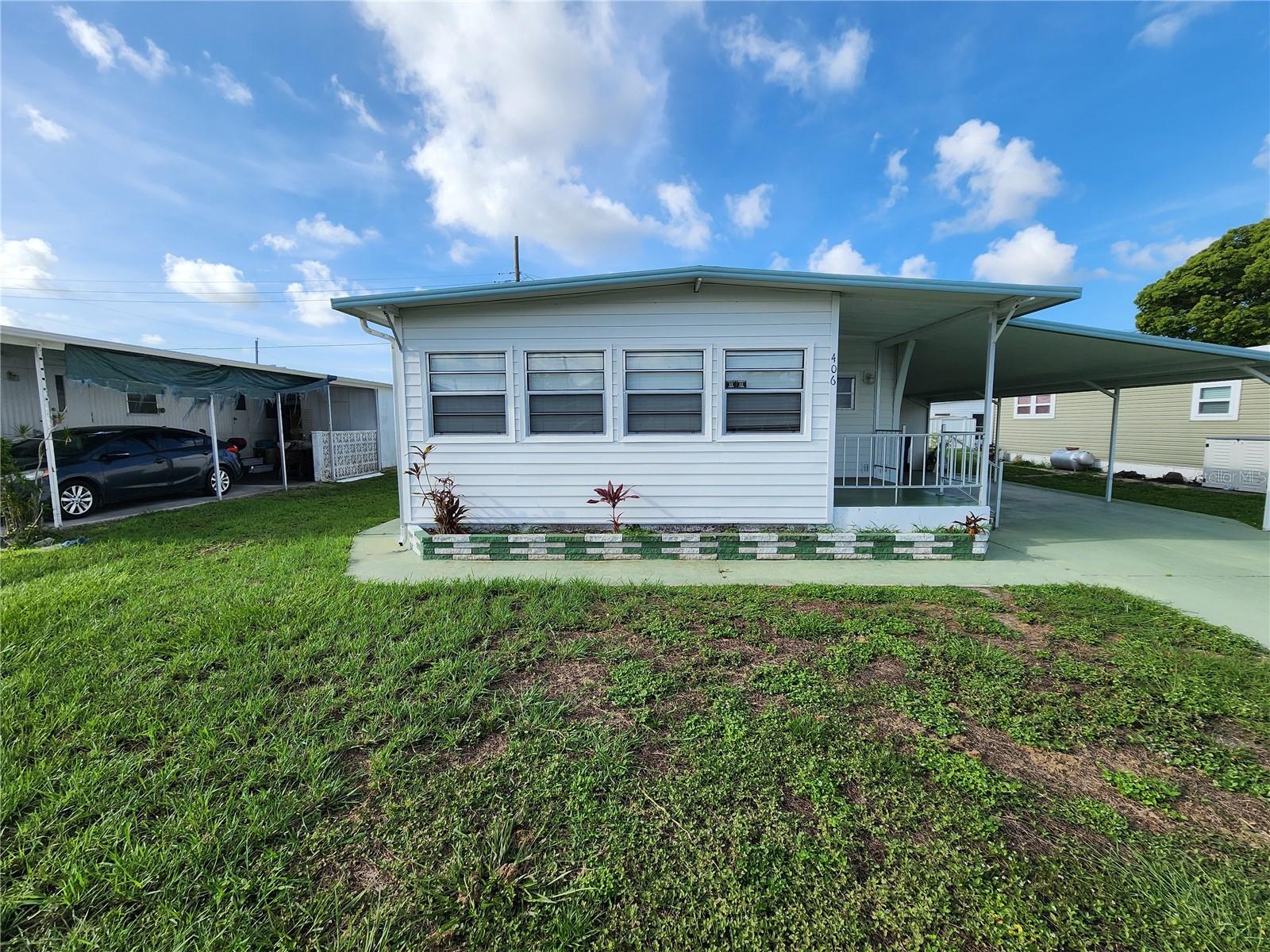 Neat and clean furnished home in the active 55+ pet-friendly community of Heather Hills. NO LOT RENT and a low maintenance fee make this an affordable choice. This two-bedroom, 1.5-bath home is move-in ready and conveniently located near shopping, banks, restaurants, the airport, and just minutes from the sunny beaches of Anna Maria Island.” If you like activities join the HOA for $50/year, optional but highly recommended. Come for the winter or stay all year and enjoy the Florida life style.
You will love the area, wider streets, homes not on top of each other. Make an appointment today.