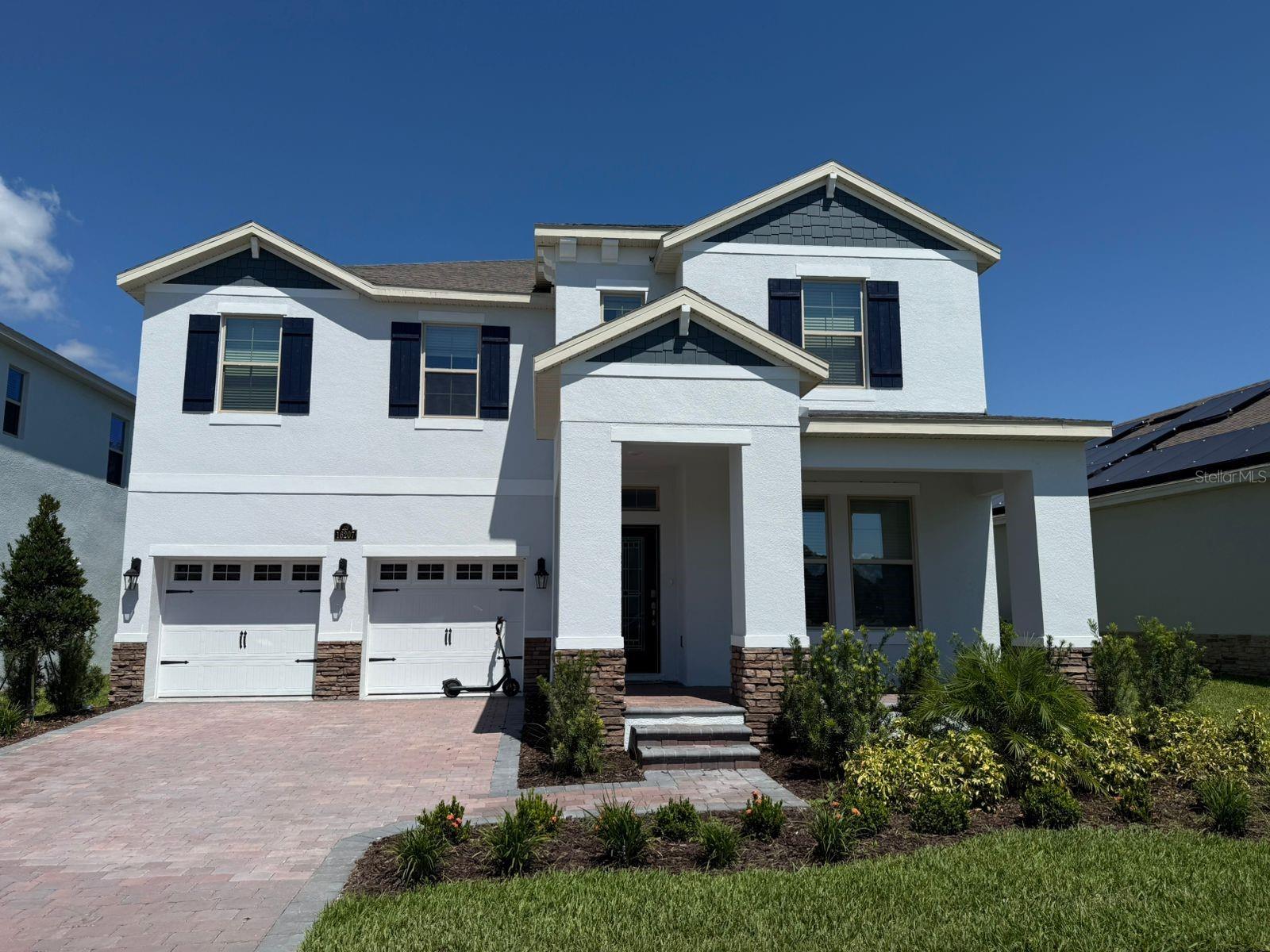 BRAND NEW HOME!! Welcome to The Torrey in Waterleigh, Winter Garden – a spacious two-story home featuring 5 bedrooms, 4.5 bathrooms, and a versatile open-concept design. The gourmet kitchen offers a large island, walk-in pantry, and stainless steel appliances, flowing seamlessly into the dining area, family room, and covered lanai. A private den with French doors and powder room provide flexible space for work or guests. Upstairs, a loft connects all four bedrooms, including the owner’s suite with walk-in closet and luxurious ensuite bath. A secondary bedroom also has its own private bath, while two more share a full bath. The upstairs laundry adds everyday convenience. Complete with the Home is Connected® Smart Home package, this property blends style, functionality, and modern living in one of Winter Garden’s most desirable communities.
Schedule your visit today, don't waste time acquiring an incredible home, this will be your first home!