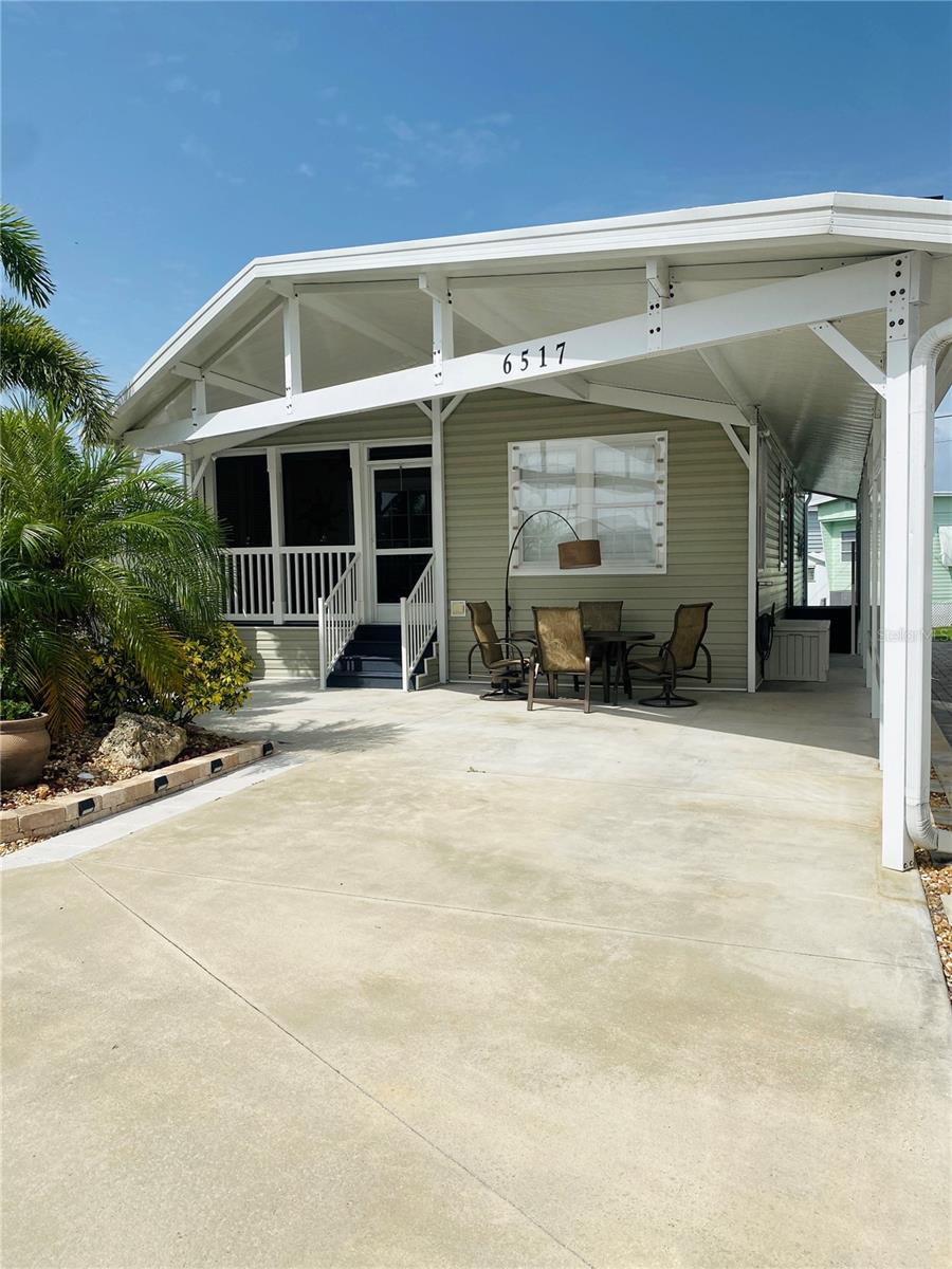 Furnished 2BR/2BA Seasonal Rental in Trailer Estates! Enjoy modern coastal living in this beautifully furnished 2018 custom-built home located in the sought-after 55+ community of Trailer Estates. This light and bright 2-bedroom, 2-bath home features an open floor plan with a gourmet kitchen, quartz countertops, island seating, and dual sliding doors leading to a screened lanai—perfect for relaxing or entertaining. Upgrades include plantation shutters, automatic shades, hurricane protection, and a dream laundry setup. The spacious primary suite offers an ensuite bath, and there's plenty of storage with a shed and covered parking. Located in Trailer Estates, a waterfront community with a marina, private beach, pool, fitness center, pickleball, and nearly 60 active clubs. Cable, internet, and trash pickup included in the price of the lease.
Primary tenant must be 55+; spouse may be 45+; others including guests must comply with Trailer Estates rules and regulations.
