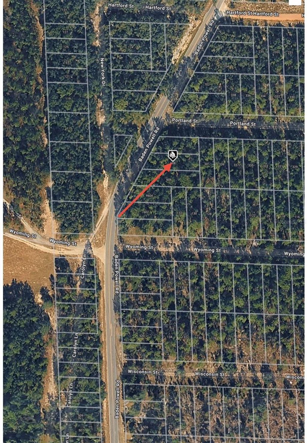Photo of 608 Baden Powell Road, Hawthorne, FL 32640 (MLS # O6374831)