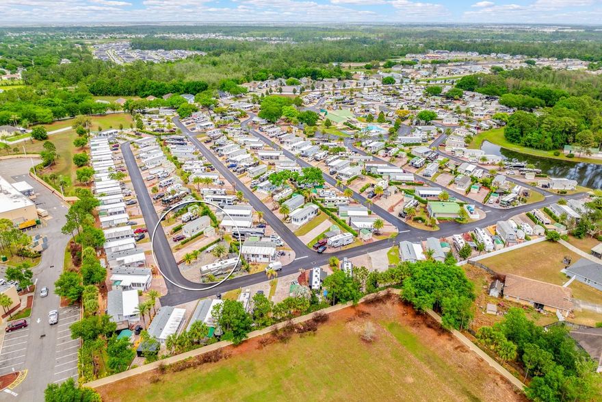 An exciting opportunity to own your own RV slip inside Elite Resorts at Citrus Valley, one of Clermont’s most sought-after LUXURY RV RESORT COMMUNITIES, located approximately 12 miles from Disney and right in the heart of Central Florida adventure! This well-positioned lot offers exceptional convenience and functionality, featuring a shed on the property equipped with a WASHER, DRYER, and utility sink, adding valuable everyday comfort and practicality for extended stays or rental guests. Whether you are setting up your RV, park model, or another approved setup, this flexible space allows you to design your ideal home-away-from-home while enjoying the benefits of resort living. Ownership here delivers OUTSTANDING VALUE and low-maintenance CONVENIENCE. The quarterly condo fee includes water, sewer, trash, cable, internet, grounds maintenance, and on-site management, making it an easy, stress-free way to enjoy your time in Central Florida. The lot is perfectly positioned not far from the community POOL and CLUBHOUSE, placing some of the resort’s most popular amenities just outside your front door. Elite Resorts at Citrus Valley is a GATED COMMUNITY known for its welcoming atmosphere and impressive amenities, including two bathhouses, laundry facilities, a clubhouse, pool, recreation center, and a full calendar of social activities. Residents enjoy events like Bingo nights, live entertainment, and community gatherings, including a dedicated Veteran’s Group, creating a vibrant and active RESORT LIFESTYLE. Another major advantage is the SHORT TERM RENTAL flexibility, allowing you to stay when you want and rent the lot when you are away, offering excellent potential for both personal enjoyment and income opportunities. Ideally located just off US Highway 27, you will enjoy easy access to major roadways, world-famous THEME PARKS, area resorts, and all the attractions that make Central Florida such a desirable destination. Spend your days exploring nearby adventures, then unwind with the shopping, dining, and lakefront charm of Downtown Clermont, just minutes away. Luxury resort amenities, flexible use options, a prime location near Disney, and the added convenience of your own washer/dryer shed make this Citrus Valley RV lot an opportunity you don’t want to miss. Schedule your private tour today and start enjoying the resort lifestyle!