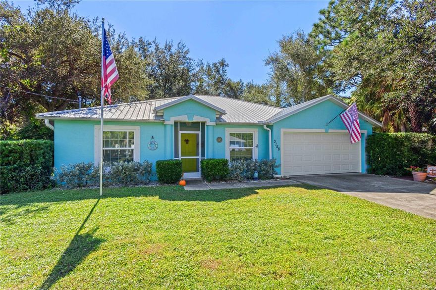 Easy Living in a Beautiful Florida Retreat!
This charming 3-bedroom, 2-bath, 2-car garage home is nestled amidst lush Florida landscaping, offering a serene and inviting atmosphere. Recently upgraded with a durable metal roof, impact windows for added security, and a Kinetico water system for pure, high-quality water. The primary bathroom features a relaxing garden tub and a separate shower. The oversized patio boasts a newer hot tub, perfect for unwinding and enjoying the peaceful surroundings. Experience tranquility and comfort in this lovely Florida home!