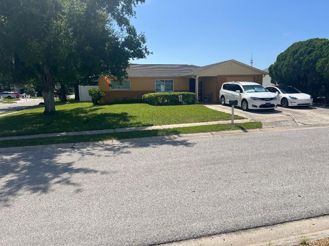 This great 3 bedroom 2 bath corner lot home with inside laundry room boasts a 2018 roof, new electric and panel 2018, double pain windows 2018, new plumbing, R30 insulation, hot water heater 2018,3 ton HVAC 2018,a Tesla charger ,vinyl fenced in yard. The kitchen has shaker style cabinets with crown molding, granite counters, center island and stainless appliances with new stove. USB port outlets in kitchen and bedrooms.
New laminate flooring being installed in the whole house in less than a week, pictures coming soon!!!!
Private rear yard !!!!