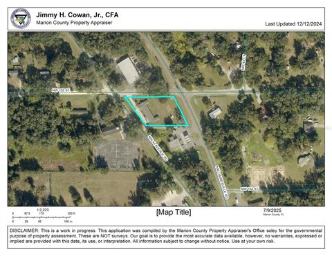 Tiny photo for 4440 NW 155th Street, Reddick, FL 32686 (MLS # OM705125)