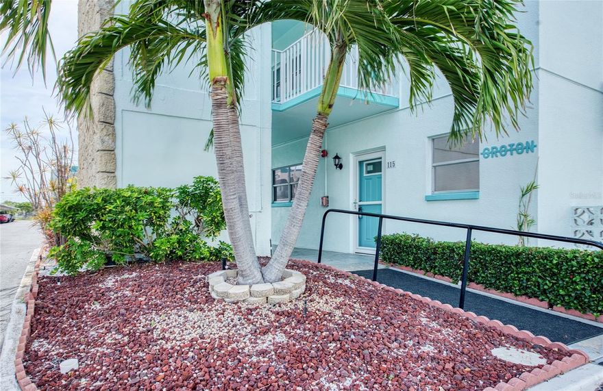 "LIVE THE FLORIDA LIFESTYLE' Experience waterfront living at its finest in this fully renovated 2-bedroom, 2-bathroom condo corner unit, on the water with amazing views watch the dolphins jumping or fish right in your back yard. This light filled condo showcases all-new Appliances, New A/C high end updates throughout. designed for both comfort and style this residency offers a perfect blend of modern elegance and serene water views. The patio just off the sunroom adds to a delightful place to have your morning coffee, or evening cocktail and watch the beautiful west coast sunsets. Make it your luxury get-a-way or great investment property. Additional storage and covered parking right near your front door. The community offers an abundance of amenities, beautiful pools, bocce courts, shuffleboard, pickleball, lovely club house and so much more. Located walking distance to Quaint downtown Gulfport offering restaurants, theatre, shopping, the   Tuesday market and lots of Art.  30 minutes to Tampa International Airport, 15 minutes to downtown St Petersburg with sports venues, theatres, museums, restaurnats and shopping.
