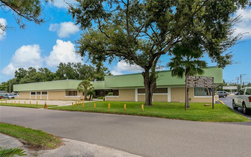 Medical Professional Office in a prime location just off Dale Mabry Hwy and directly across from Advent Hospital Carrollwood. Walk from your office to the hospital. Units 7 & 8 are combined for a total of 1775 sq. ft. with 5 exam rooms w/sinks, 1 procedure room, 2 offices and 3 bathrooms. Occupy the whole space or use one side and lease out the other. The building has 9 units total and approximately 55 parking spaces. Condo Fee $1,475.24/Quarter, Building Insurance $5,900.96/Year.