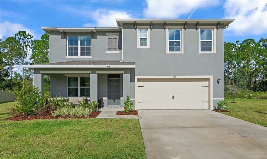 Cul-de-sac - CHECK, huge pie shaped lot - CHECK, massive backyard - CHECK, backs up to a nature preserve - CHECK. Welcome to Pineland subdivision that includes a community pool and surrounding nature trails. This practically new home built in 2022 still has the new home smell but with extra upgrades that the sellers completed after purchasing. Located on the first floor you will find a flex room at the front of the home, an open floor plan, walk-in pantry, guest bedroom, a full bathroom and under stair storage. On the second floor you will find the massive master bedroom that includes 2 closets, 2 more full bathrooms and a bonus loft that does include a closet and can be easily converted into a 6th bedroom. With the best location in the neighborhood this home has everything you want!