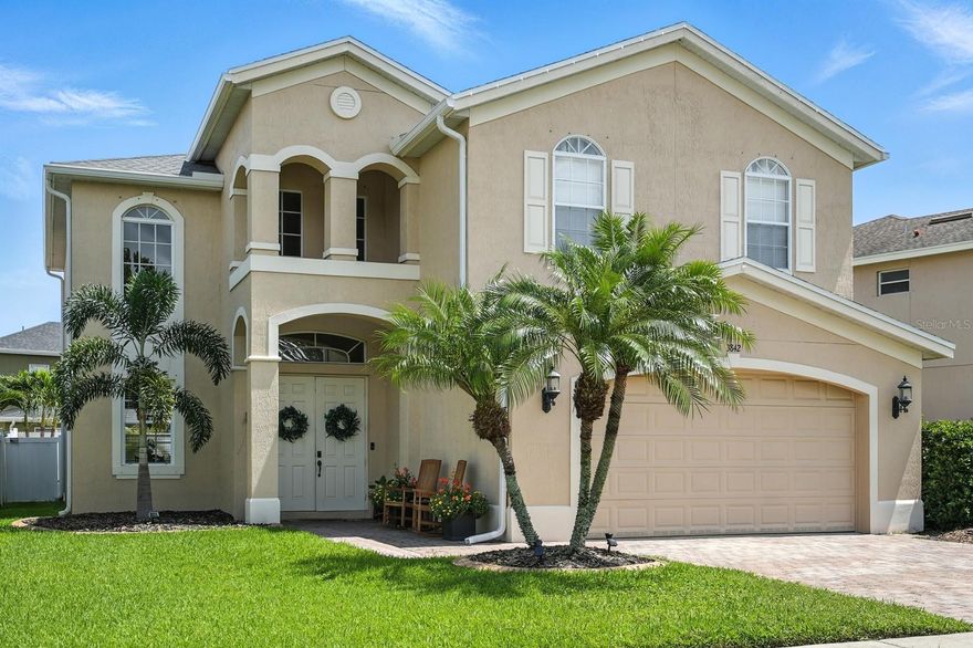 BACK ON MARKET AT NO FAULT OF SELLERS

Welcome to your Florida dream home—5 bedrooms, 3 baths, a brand new roof, sparkling pool, and under market value in the highly sought-after Oakbrook community. The smart, split floorplan offers flexibility for modern living—including one bedroom and full bath downstairs, ideal for multigenerational needs, guests, or a private office. The open-concept kitchen flows seamlessly into the great room, making everyday living and entertaining feel effortless. Upstairs, the oversized primary suite offers a peaceful retreat with a spacious walk-in closet, while the additional bedrooms are generously sized and versatile. Every window features UV-protective tinting to keep the home cool, efficient, and shielded from the Florida sun. Step outside to your private backyard oasis—fully fenced with a beautiful pool and plenty of patio space for relaxing and entertaining. Oakbrook is known for its friendly neighbors and unbeatable location near top-rated schools, parks, shopping, and dining. With a new roof, upgraded energy features, and a price that beats the comps, this one checks all the boxes.