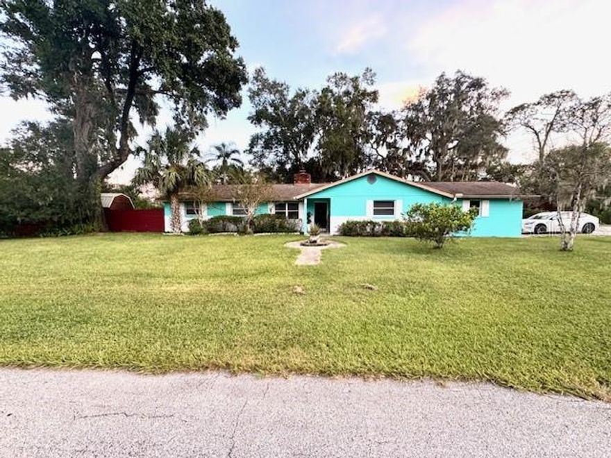Welcome to this BEAUTIFUL, well maintained single family ranch style home! A huge, corner lot property with 0.33 acres, this home is also only a 5 minute drive from beautiful, historic Downtown Deland shops and restaurants, Stetson University, and Deland High School. BRAND NEW tankless hot water heater, outdoor air conditioning unit, and pool pump! This property offers a spacious layout with ample natural light throughout. The newly remodeled kitchen features modern appliances and plenty of counter space, appropriate for cooking enthusiasts. Guest bathroom has also been newly remodeled with ultra quality materials and fashionable design! Enjoy the serene outdoor space with a well-maintained yard, appropriate for relaxation (new pictures of the backyard coming)