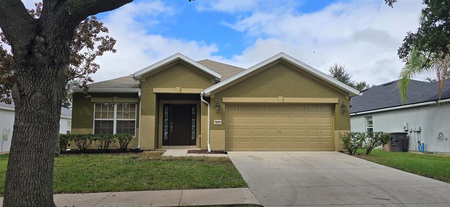 Nice 4 bed, 2 bath home with 2-car garage located in Fore Ranch Saddle Creek 2 subdivision.  Newer laminate flooring throughout the home.  Kitchen with island overlooking living area.  Primary bed and bath split from 3 other bedrooms and full bath.  Primary bathroom with large shower and tub.  Community amenities include a pool, clubhouse, exercise center, basketball/tennis/pickleball courts, and walking trails.
