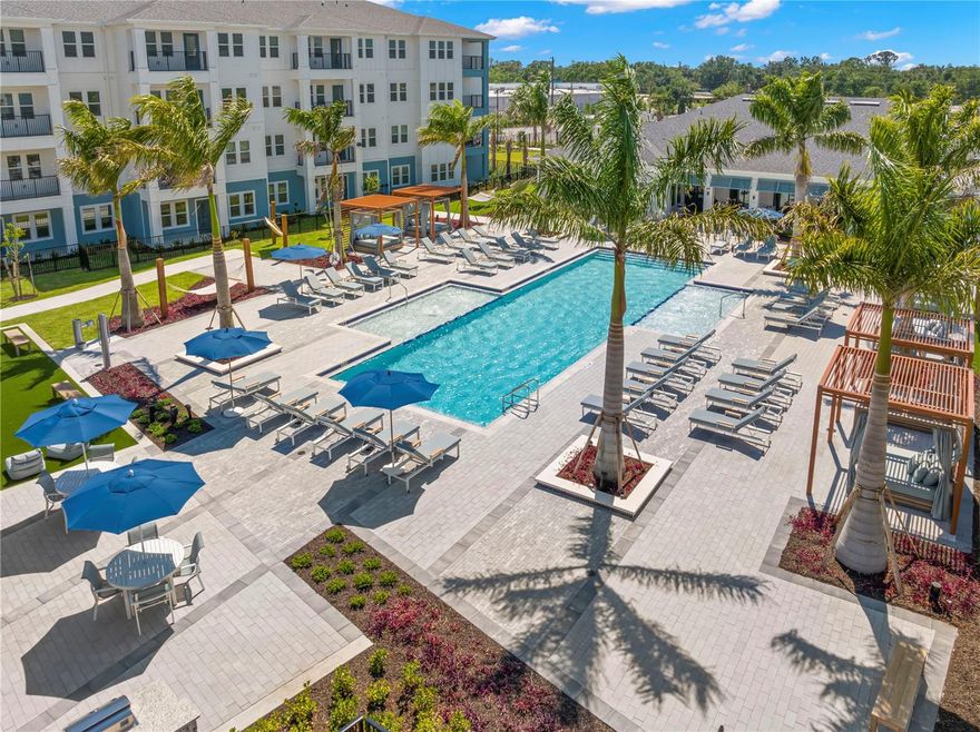Currently offering 6 weeks free! Multiple floor plans available. Days on market is not specific to this current plan listed. Prices, promotions, and availability are subject to change. Experience built-in luxury in
the heart of beautiful Venice. Our modern one, two, and three-bedroom apartments feature thoughtful details like quartz countertops, smart keyless entry, stainless steel appliances, and resort-inspired community amenities. You'll love our location, with easy access to Historic Downtown Venice, award-winning golf courses, and stunning beaches. You’re never far from your next venture. Apartment Amenities include Stainless Steel Appliances and Sleek Black Hardware, Full-Sized Washer/Dryer, Wood-Style Plank Flooring Throughout, Patio or Balcony in Select Homes, and Personal Garages Available. Community amenities include Fitness Center with Cardio Studio and Yoga Lawn, Saltwater Swimming Pool, Pool Courtyard with Poolside Cabanas, EV Charging Station, and we are a Pet-Friendly Community with Dog Wash Station. Garages are available at $200 per month.