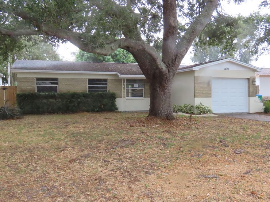 Multiple offers received - Seller requests highest and best offers by 3 p.m. on Tuesday, November 21st.  Opportunity knocks! This 4 bedroom, 1.5 bath Largo home is looking for a new owner.  This home features a split bedroom plan with 3 bedrooms and a full bath on the east side and the primary bedroom and en-suite half bath on the west side.  The living/dining combo is generously sized and feels expansive thanks to the sliding doors off the dining area which lead to the large fenced in back yard. Tile and vinyl flooring throughout the home - no carpet!  Washer and dryer hookups are in the garage.  Window screens have been replaced. Less than 30 minutes to Tampa and Downtown St. Pete and less than 20 minutes to the gulf beaches! 
Buyers and their agents to verify all facts pertinent to their purchase decision. Information provided is believed to be accurate but is not guaranteed.