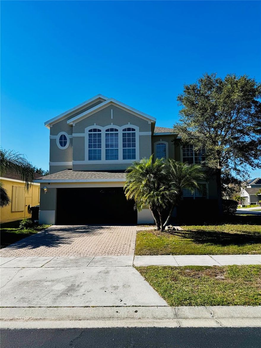 Space, flexibility, and Florida living. This 4-bedroom, 2.5-bath two-story home features two bonus rooms, including a first-floor bonus room with a fireplace—perfect for a home office, gym, or playroom. Fresh interior and exterior paint, a brand-new roof, and move-in-ready condition throughout.
Step outside to your screened-in private pool with plenty of deck space for entertaining or relaxing year-round. Versatile, updated, and ready now.