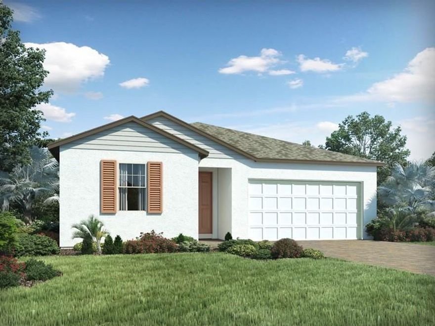 Brand NEW energy-efficient home ready NOW! An open kitchen overlooks the great room, dining nook and covered lanai. The master suite is a spacious private retreat. Espresso cabinets, beta white granite countertops, ceramic tile flooring, and natural taupe carpet in our Essential Package. Coastal Woods is a gorgeous quaint neighborhood. Just a few miles from the beaches and downtown. You will feel like you're on vacation every day. Known for their energy-efficient features, our homes help you live a healthier and quieter lifestyle while saving thousands of dollars on utility bills. ;Water: City