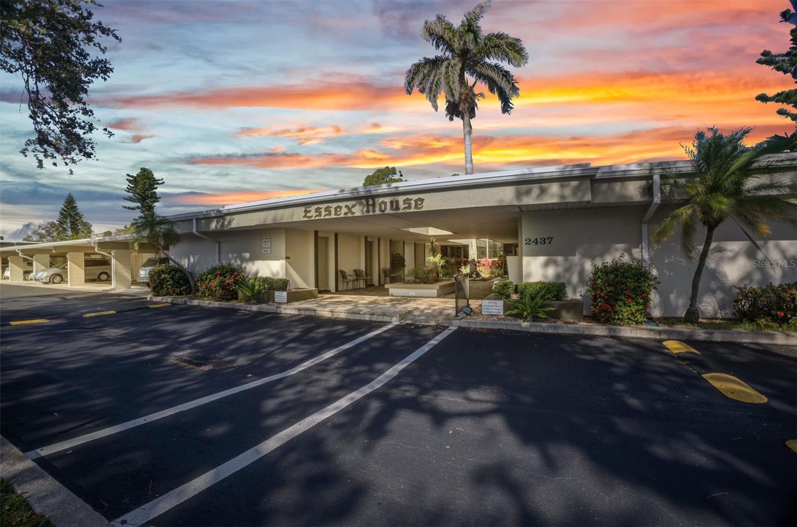 One or more photo(s) has been virtually staged. Looking for a place that lets you enjoy the Florida lifestyle? Check out this first-floor condo with a back door just steps from one of the heated pools. You’ll love spending time on your own patio with a park-like view—perfect for relaxing or hanging out with friends. The outdoor area is great for socializing, with plenty of seating, grills, a fire table, and lots of green space to stroll around.
This 55+ community is all about low-maintenance living and fun amenities. There’s pickleball, tennis, bocce ball, shuffleboard, billiards, and not one, but two heated pools to enjoy. Inside, the condo is move-in ready with stylish vinyl laminate flooring throughout. The kitchen is updated with granite countertops, a backsplash, and full-size appliances, and both bathrooms now feature walk-in showers.
You’ll have plenty of storage, too, with your own locked storage closet in the breezeway and even more space in your deeded, covered parking spot. The covered parking is sturdy block construction, so it’s built to handle strong winds, and there’s a bike closet for your convenience.
Location-wise, you’re right in the middle of Port Charlotte. Shopping, restaurants, the library, and medical facilities are all close by. The charming and quaint downtown area of Punta Gorda is only 10 minutes away. It’s a great place to dine and shop!
Some nice recent upgrades include a new dishwasher, ceiling fans with lights, shelving in the linen closets, an updated electric panel, and a new water heater. The unit’s been freshly painted, all the shut-off valves are brand new, and window treatments—including blackout curtains—are staying. TV in bedroom 2 is included, and the AC has been serviced. They’re even putting in new carpet in the hallways soon, and the building has had a major upgrade with new sewer lines.
So if you’re ready for easy living with great amenities and a prime location, this could be the perfect spot for you!