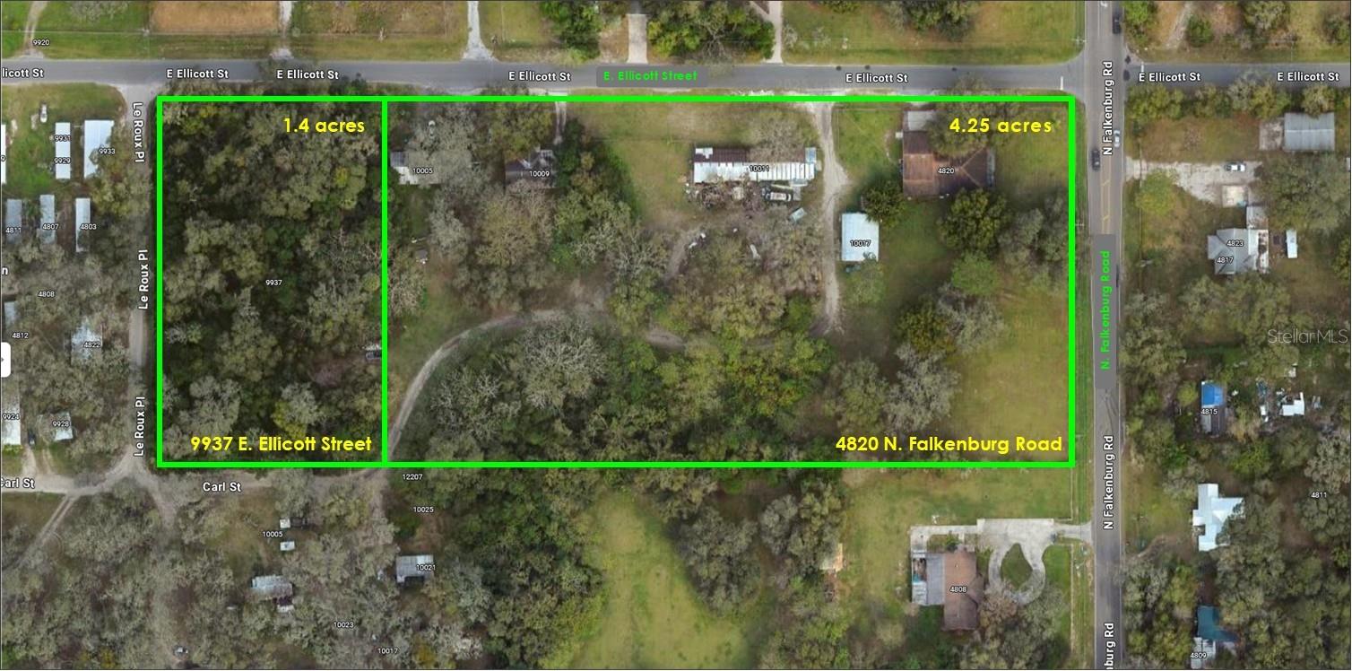 *** PRICE REPOSITIONED *** VALUE IS IN THE LAND!
Outstanding (2 parcel) 5.65 acre site offering limitless opportunities for new commercial or residential development :: Zoned AS-1 and PD (Planned Development and Agriculture, Single Family 1 unit per acre), this parcel is located in a Qualified HUB Zone :: Site boasts over 308’ of frontage along N. Falkenburg Road :: Highest and best use: commercial, retail development, single family residence, SFR community, recreation or school. Also suitable for agriculture, manufactured home communities and daycare facilities :: Located just off the signalized intersection of E. Hillsborough Avenue and N. Falkenburg Road :: Minutes from Southshore, The Florida State Fairgrounds, Mid-Florida Amphitheater, Seminole Hardrock Hotel and Casino, Eureka Springs Park, Sheraton Hotel/ Tampa-Brandon, Hilton Garden Inn/ Tampa East :: Seffner, Brandon, Riverview, East Tampa, Downtown Tampa, are a short commute away :: Great frontage and visibility :: Rapidly growing commercial residential district :: A great investment opportunity for new construction and development :: Minutes from Interstate 75, Interstate 4 and US Hwy 301 S and most amenities of Eastern Hillsborough County. 2024 total population: 7,864 - 1 Mile | 47,657 - 3 Mile | 178,157 - 5 Mile.
A site and subdivision pre-submittal meeting will need to be scheduled and held as it pertains to the environmental, planning and zoning details of this property’s uses.
Permitted uses of this property include but are not limited to:
- AS-1: recreational, golf and country clubs, schools, at home daycare, SFR: manufactured/ mobile home, modular home, residential community, SFR conventional or agriculture
- PD: Planned Development zoning designation allows for non-standard zoning governed by its own development standards and allowable uses, encouraging creative, innovative, and mixed-use development.
Acquire this oversized land site today and get in on the expansion of Eastern Hillsborough County! Call today for a property brochure.