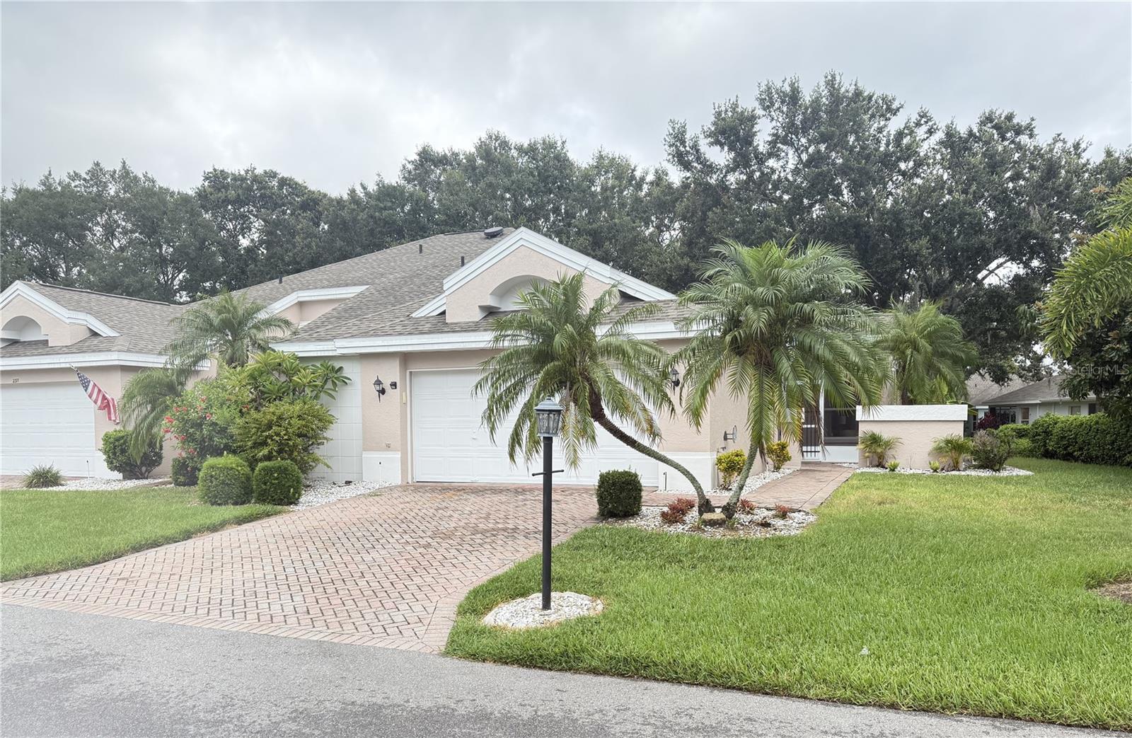 This beautifully updated 2 bedroom, 2 bath home with a 2-car garage is located in the 55+ gated community of Kings Point in Sun City Center. This community offers renters a 24/7 Guard gate, standard cable, internet, water, sewer, pest control, lawn care and recreation. The only thing you pay for is your electric. Don't miss out on experiencing this carefree Florida lifestyle. This property is conveniently located between the North and South Club located in the Manchester I HOA. Call today to set up an appointment to view. This property currently has been stage and will be rented unfurnished.
