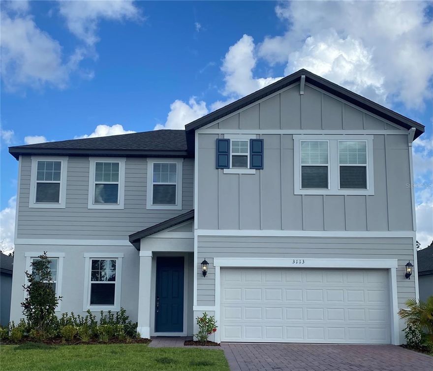 Located in the prestigious Legends Preserve at LPGA International, this stunning San Marino model 2,830 SQ/FT of living space with 4 bedrooms, 2.5 bathrooms, and a 2-car garage. The first floor showcases a bright, open-concept design featuring a gourmet kitchen with quartz countertops, stainless steel appliances, a spacious pantry, and a large cooking island. The adjoining dining area and great room flow seamlessly to the covered lanai, which overlooks the golf course. The primary suite is conveniently located on the main level and includes upgraded vinyl flooring, a spa-style bath with dual vanities, a walk-in closet, and a glass-enclosed shower. Completing the first floor is a versatile flex room, laundry with washer/dryer and sink, and a guest half bath. The stairs have also been upgraded with matching vinyl flooring, leading to the second floor, which boasts a massive 19’ x 28’ loft/game room, three spacious bedrooms with walk-in closets, and a full bath. As part of LPGA International (optional membership), residents enjoy access to resort-style amenities, including championship golf courses, clubhouse, pool, fitness center, playground, and exclusive social events. Perfectly located just 12 miles from world-famous Daytona Beach, with convenient access to I-95, I-4, Daytona International Airport, and Larry Kelly Field Municipal Daytona Beach Stadium.