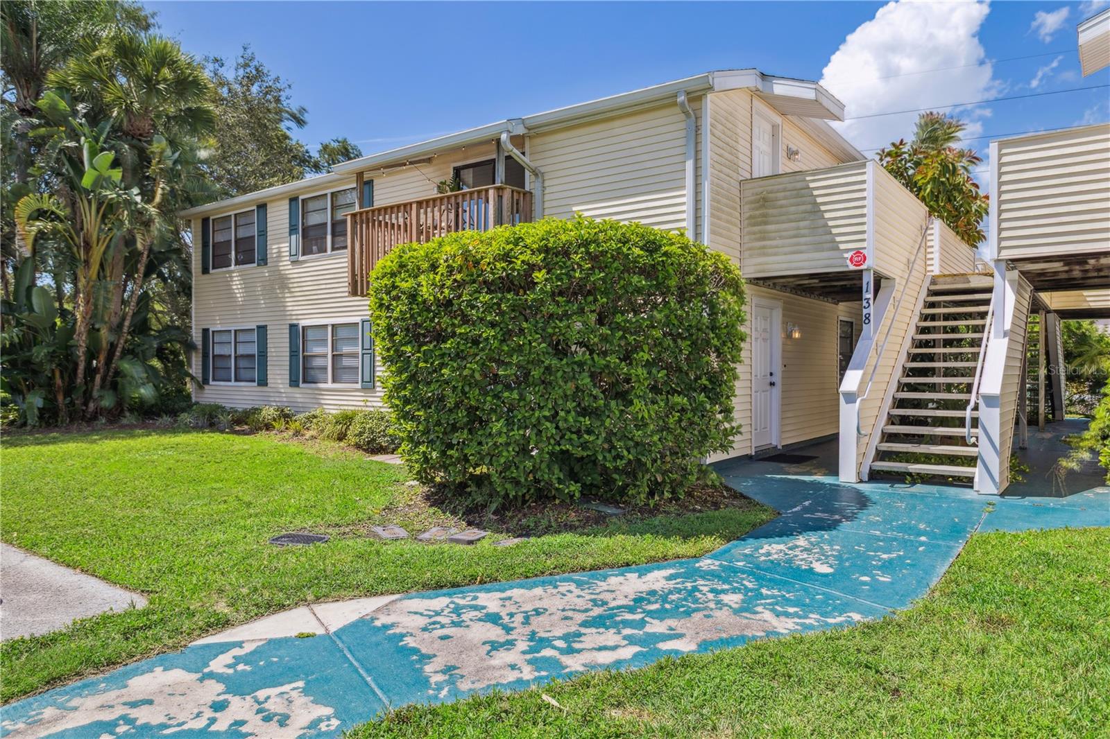 Welcome to this charming 2-bedroom, 2-bath ground-floor condo in Gardens of Forest Lakes! This light and bright unit features spacious bedrooms, in-unit laundry with washer and dryer included, and an open layout perfect for comfortable living. Enjoy fantastic community amenities like a sparkling pool, tennis courts, and scenic walking paths. Conveniently located near shopping, dining, entertainment, and with easy access to US19 and major highways—this spot truly has it all. Come see why this could be your next home sweet home!