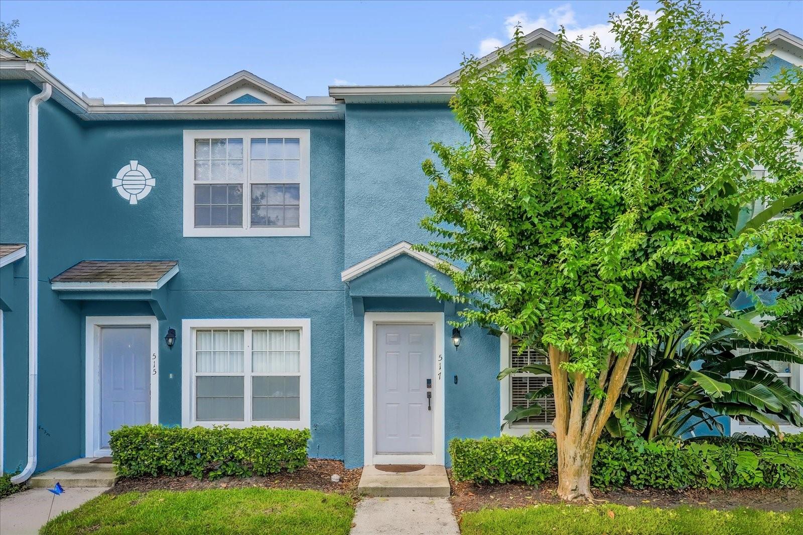 **This property qualifies for a closing cost credit up to $3,700 through the Seller’s preferred lender.** This beautifully updated townhome sits in a gated community and offers peaceful pond views, two spacious master suites, and low-maintenance living. The open layout features fresh neutral paint, updated flooring, and a kitchen equipped with stainless steel appliances and a modern backsplash, ideal for both daily living and entertaining. Upstairs, both bedrooms are generously sized with ample natural light and closet space. The primary suite includes vaulted ceilings and serene pond views, while the second suite offers flexibility for guests or a home office. Convenient upstairs laundry makes daily tasks easy. Enjoy your private outdoor patio, perfect for quiet mornings or evening relaxation. The community features a well-kept pool and common areas, with low HOA dues and no exterior maintenance required. With easy access to 417, I-4, schools, shopping, and the airport, this home checks all the boxes for comfort, convenience, and style. Schedule your showing today!