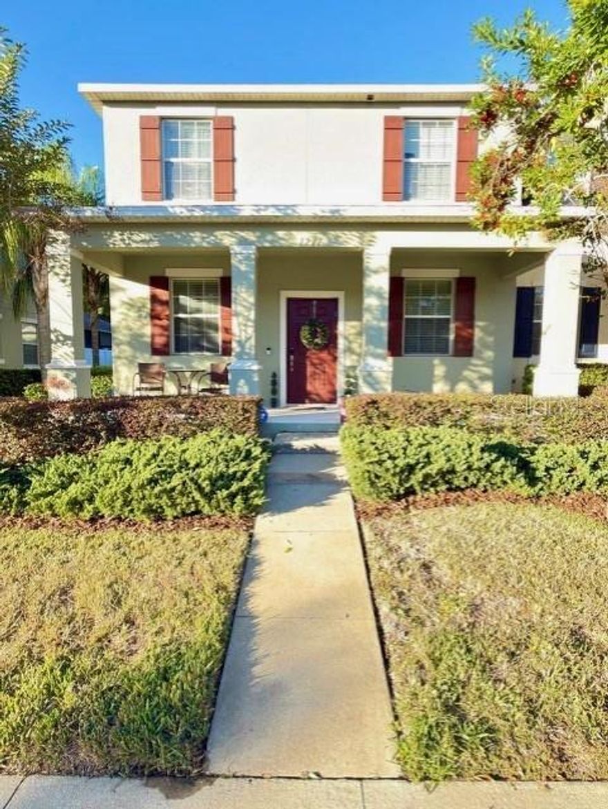 Welcome to this beautifully maintained, move-in ready two-story townhome located in the highly sought-after Emerson Park community in Apopka! Situated on a spacious corner lot with peaceful conservation views behind, this home offers privacy, added outdoor space, and an abundance of natural light. The open and inviting floor plan is perfect for everyday living and entertaining, featuring upgraded laminate flooring throughout the first floor, staircase, and second floor, with tile in the bathrooms for easy maintenance. The modern kitchen is equipped with stainless steel appliances, ample cabinetry, and generous storage, flowing seamlessly into the living and dining areas.
Upstairs, the spacious primary suite provides a relaxing retreat with a walk-in closet and a private ensuite bathroom featuring dual sinks. The additional bedrooms offer flexibility for family, guests, or a home office. Step outside to enjoy the private fenced courtyard with pavers, an ideal space for alfresco dining, relaxing, or enjoying Florida evenings, all while backing up to a beautiful conservation area. The two-car garage, along with additional driveway space, allows parking for up to four vehicles and extra storage.
Emerson Park is a pet-friendly and family-friendly community featuring resort-style amenities including a large clubhouse, junior Olympic-size swimming pool, 24-hour fitness center, playground, and scenic walking and biking trails. Conveniently located with quick access to FL-429, FL-414, and US-441, this home is just minutes from shopping centers, dining, parks, Kelly Park, Wekiwa Springs State Park, and everyday conveniences. The HOA covers exterior building maintenance, lawn care, pest control, irrigation, and exterior insurance, making this home ideal for low-maintenance living. Well cared for, thoughtfully upgraded, and perfectly positioned on a corner lot with conservation views, this home is ready to welcome its next owner.
Schedule a showing today!